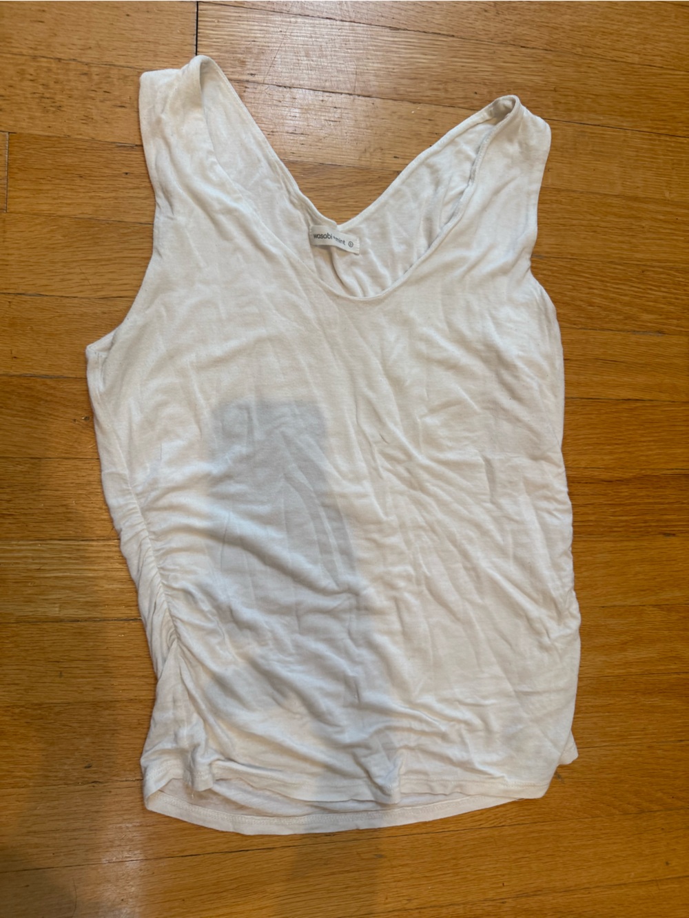 White wasabi and mint top